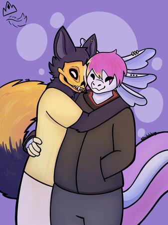 Big hugs! (Finished Com)